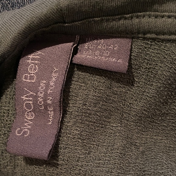 NWOT Sweaty Betty Endless Blue V-Neck wrap hoody - Picture 4 of 4